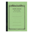 High-quality notebooks are ideal for jotting ideas, taking notes, sketching, making lists, and more. They are perfect for use at home or the office.&nbsp;

It contains white, ruled, acid-free paper.
Comes in a variety of colors, including white, ivory, sky blue, red, aqua blue, green, charcoal, mustard yellow, and navy.
The cover is made from thick, brightly colored specialty paper.&nbsp;
Sturdy thread binding allows the notebook to lay flat, making writing a breeze.&nbsp;
The exterior features a classical 