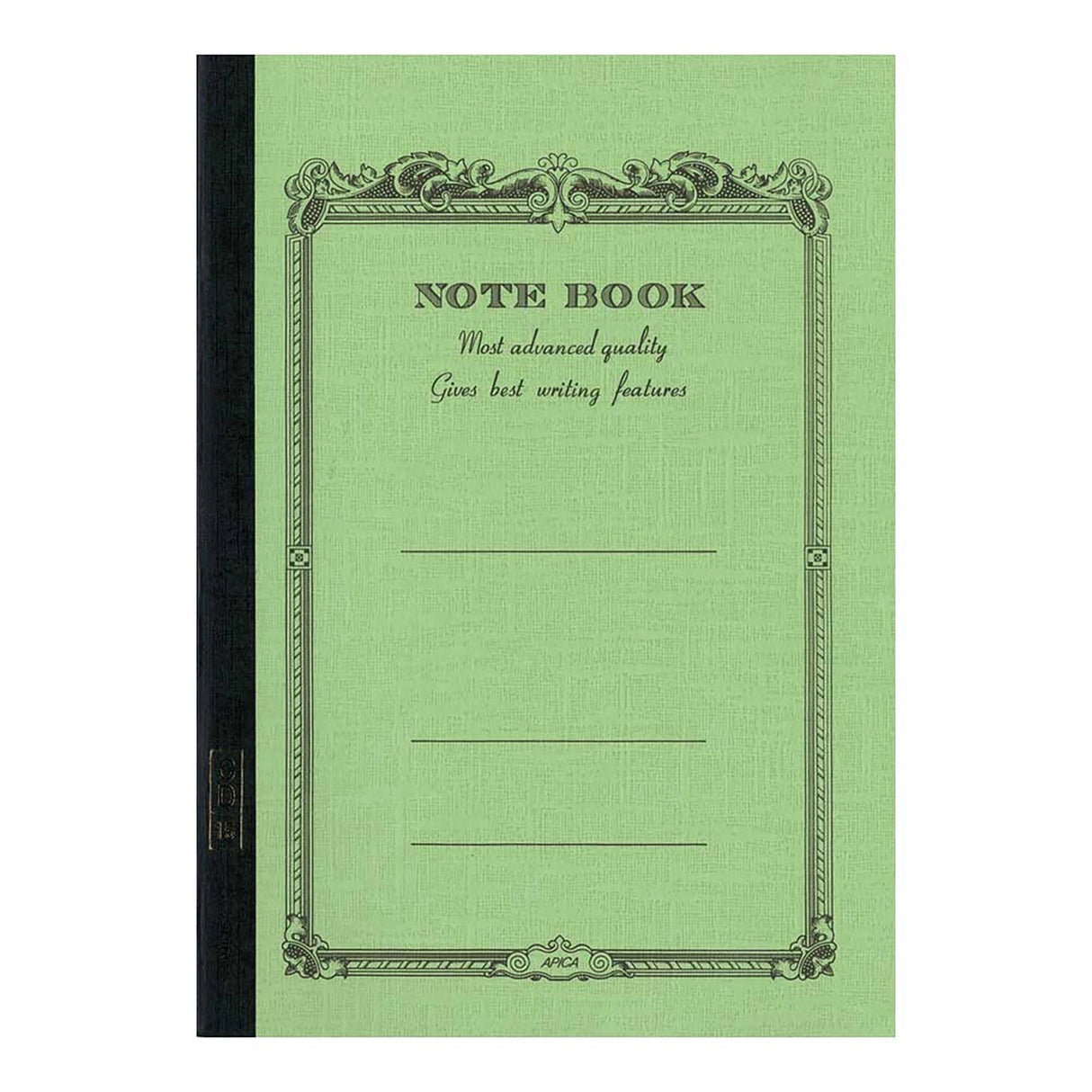 High-quality notebooks are ideal for jotting ideas, taking notes, sketching, making lists, and more. They are perfect for use at home or the office.&nbsp;

It contains white, ruled, acid-free paper.
Comes in a variety of colors, including white, ivory, sky blue, red, aqua blue, green, charcoal, mustard yellow, and navy.
The cover is made from thick, brightly colored specialty paper.&nbsp;
Sturdy thread binding allows the notebook to lay flat, making writing a breeze.&nbsp;
The exterior features a classical 