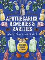 Brew up a world of wonder! With 500+ stickers and 50+ coloring and activity pages, explore the shelves of an old-world apothecary filled with remedies, recipes, and rare treasures.

Apothecaries, Remedies & Rarities Sticker, Color & Activity Book includes everything you need to spark your inner herbalist. From vintage potion bottles and pressed flowers, to celestial diagrams and mysterious labels, its pages capture the timeless charm of plant-based traditions and old-world curiosity.

Inside, you’ll find:

