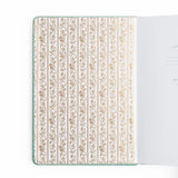 Inspired by quiet libraries, treasured stories, and the magic found between the pages, the Books of Beauty Notebook features a dreamy bookish vegan leather cover design with elegant metallic detailing—perfect for journaling, planning, and creative memory keeping.