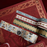 Bring a touch of medieval charm to your journaling with the Knight’s Sword Washi Tape Set—a bold, regal collection inspired by castles, crowns, and classic tales of honor.