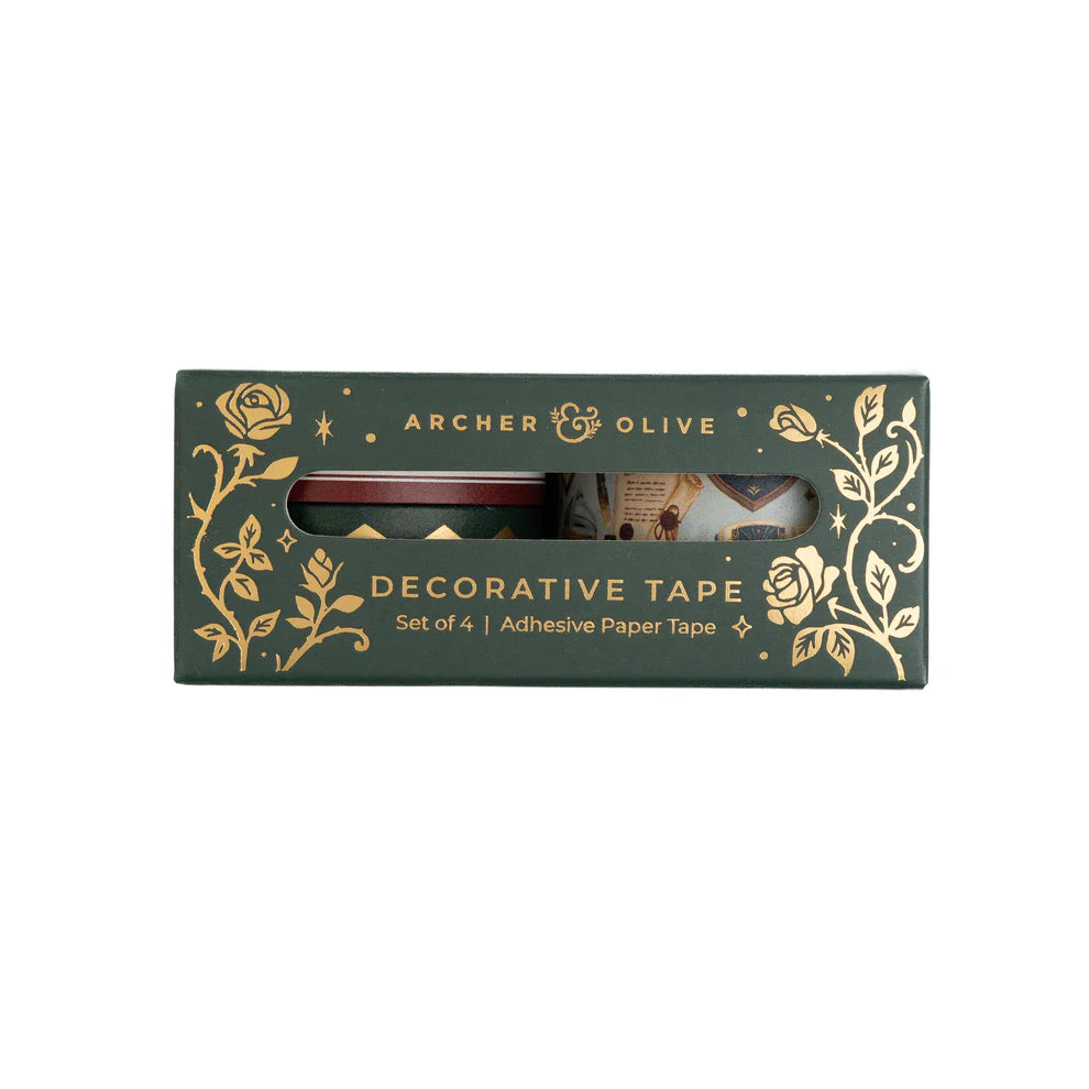 Bring a touch of medieval charm to your journaling with the Knight’s Sword Washi Tape Set—a bold, regal collection inspired by castles, crowns, and classic tales of honor.