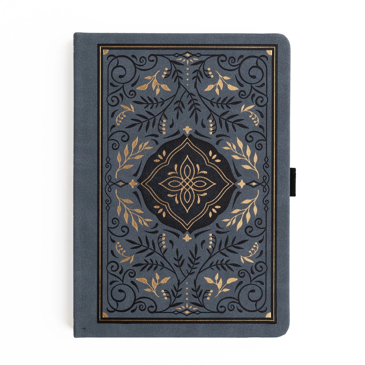 Let your imagination wander into midnight magic. The Storybook Notebook in Navy blends deep, velvety blue tones with ornate gold detailing, creating a journal that feels like an heirloom tale waiting to be written. Whether you're crafting daily reflections or exploring new creative ideas, each page becomes its own enchanting chapter.
