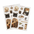 Bring the timeless charm of a writer's workspace to every page with The Writer's Desk Sticker Set.

Inspired by vintage typewriters, handwritten manuscripts, antique office tools, and cozy creative corners, these beautifully illustrated stickers celebrate the joy of putting pen to paper.

Perfect for adding literary charm and nostalgic details to journals, planners, and paper crafts.

