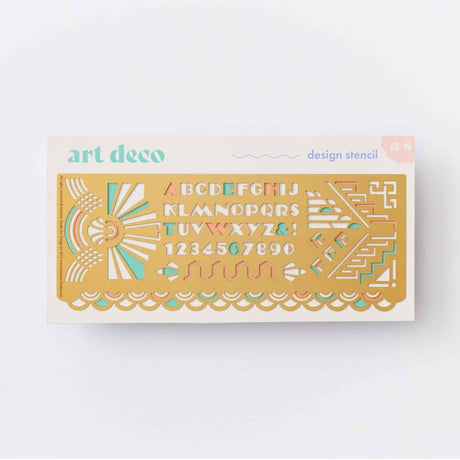 Art Deco, Design & Craft Drawing Stencil