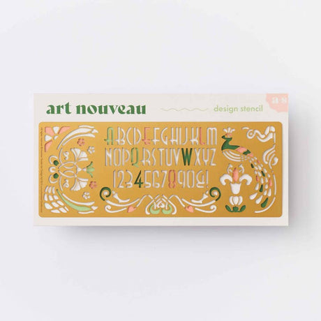 Art Nouveau, Design & Craft Drawing Stencil