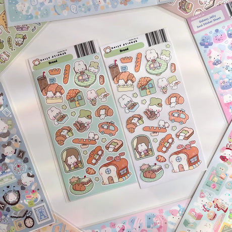 Bring your journal pages to life with our sticker sheets featuring original illustrations and characters! Thoughtfully designed for journals, planners, and creative minds, each sheet is filled with unique, hand-drawn elements to help you express your thoughts and decorate your pages with personality. Perfect for daily journaling, mood tracking, scrapbooking, or enhancing your planner spreads, these stickers add a touch of magic to every moment you document.

Product Type: Sticker Sheet