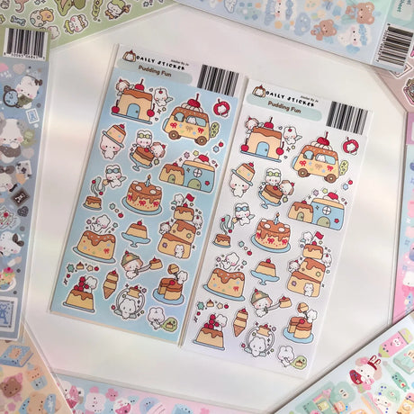 Bring your journal pages to life with our sticker sheets featuring original illustrations and characters! Thoughtfully designed for journals, planners, and creative minds, each sheet is filled with unique, hand-drawn elements to help you express your thoughts and decorate your pages with personality. Perfect for daily journaling, mood tracking, scrapbooking, or enhancing your planner spreads, these stickers add a touch of magic to every moment you document.

Product Type: Sticker Sheet
