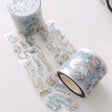New sticker rolls designs have arrived! Star confetti is perfect for creating journal spreads.&nbsp;

Product details:

45mm x 5m (the pattern is repeated about 15 times on one roll)
Clear Matte with Foil