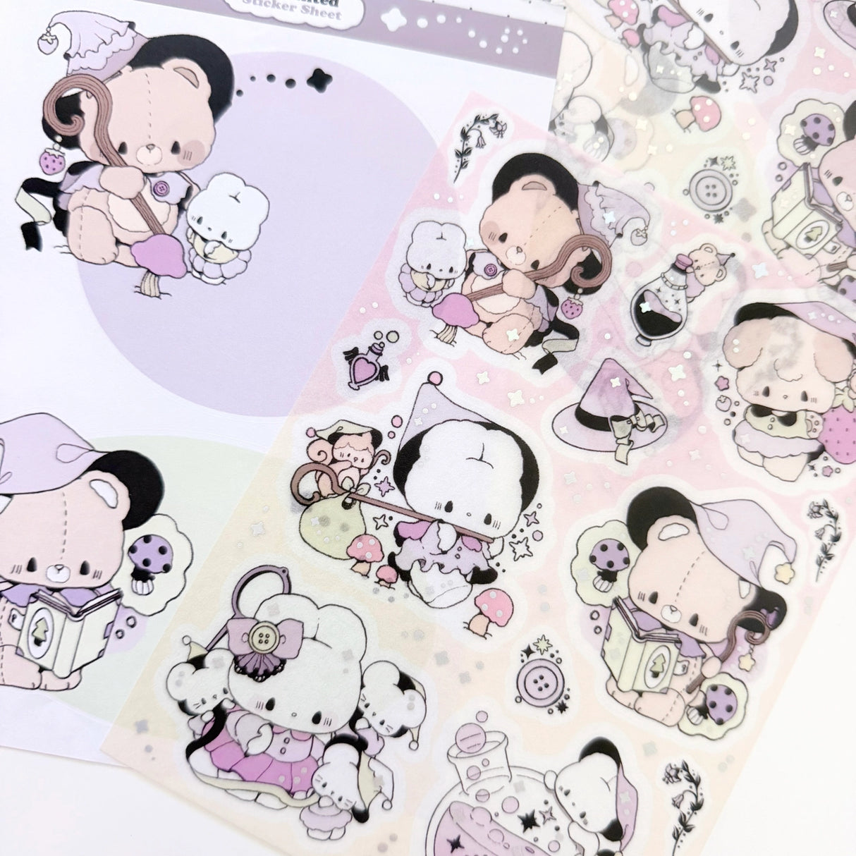 Atelier by Jo Large Washi Sticker Sheet - Enchanted

Introducing larger stickers to be the center of focus in your journal spreads! These detailed, illustrated stickers will add a cozy flair to any journal.
