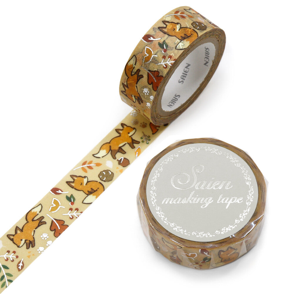 SAIEN - Autumn Fox Washi Tape