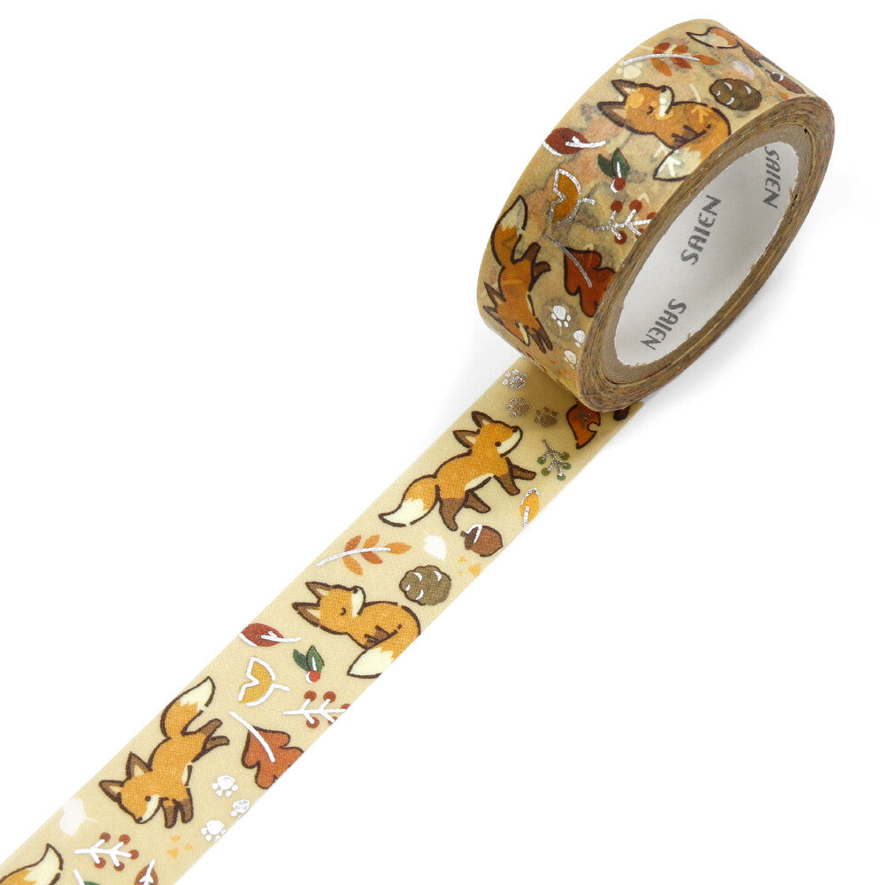 SAIEN - Autumn Fox Washi Tape