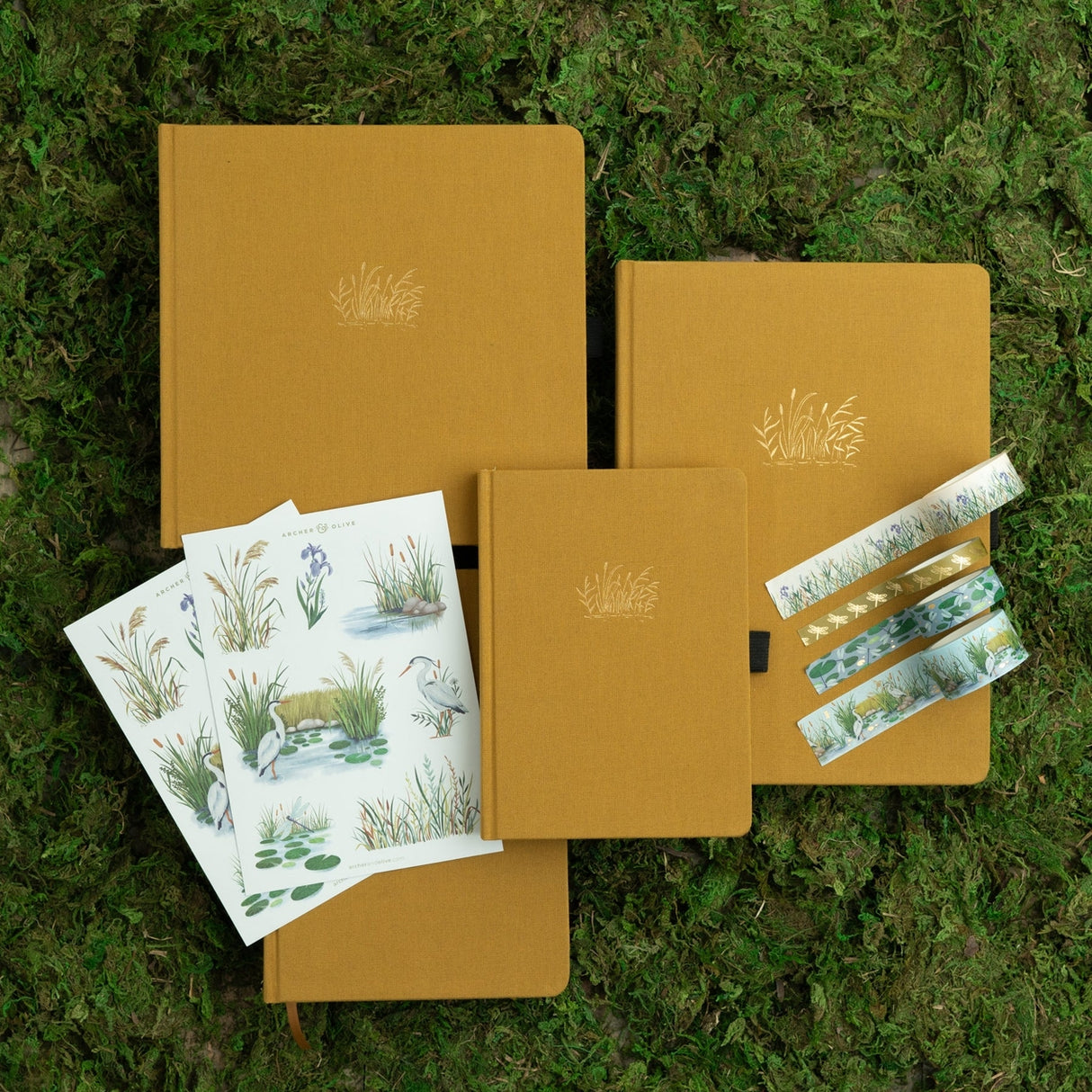Archer and Olive B6 Gentle Breeze: Dot Grid Notebook