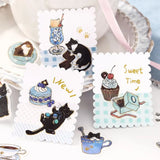 BGM - Welcome Meow! Series Café Kuroneko Sticker Flakes

The popular masking tape series "Cafe Kuroneko" has now become stickers!

Not only black cats, but also high-cats, carapaces, and white-cats have joined
the group. Each cat gathers here as a café with its own unique personality.
"Welcome, meow!"

Contents: 15 designs x 3 sheets
Material: Japanese paper