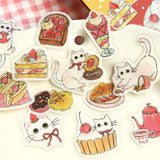 BGM - Welcome Meow! Series Café Shiro-Neko Sticker Flakes

The popular masking tape series "Cafe Kuroneko" has now become stickers!

Not only Kuroneko, but also Heineko, Mikeneko, and Shiro-Neko have joined the group. Each cat gathers here as a café with its own unique personality.
"Welcome, meow!"

Contents: 15 designs x 3 sheets
Material: Japanese paper