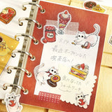 BGM - Welcome Meow! Series Café Shiro-Neko Sticker Flakes

The popular masking tape series "Cafe Kuroneko" has now become stickers!

Not only Kuroneko, but also Heineko, Mikeneko, and Shiro-Neko have joined the group. Each cat gathers here as a café with its own unique personality.
"Welcome, meow!"

Contents: 15 designs x 3 sheets
Material: Japanese paper