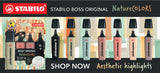 50% OFF - STABILO Highlighter NatureCOLORS - Pack of 8