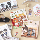 School Uniforms Flake Sticker Change Clothes