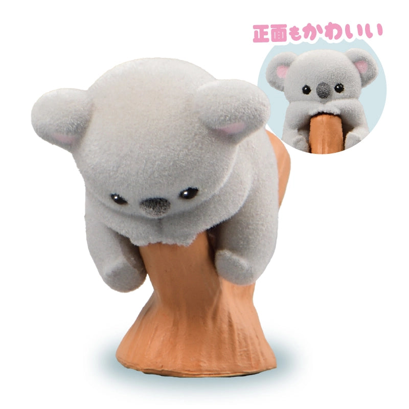 Introducing a brand new flocked figure series: Baby Koala! These gentle and sleepy koalas cling adorably to their tree branches and bring a sense of calm and cuteness wherever they go. Made with soft flocked material, they’re perfect as a collectible or display item. 🍼