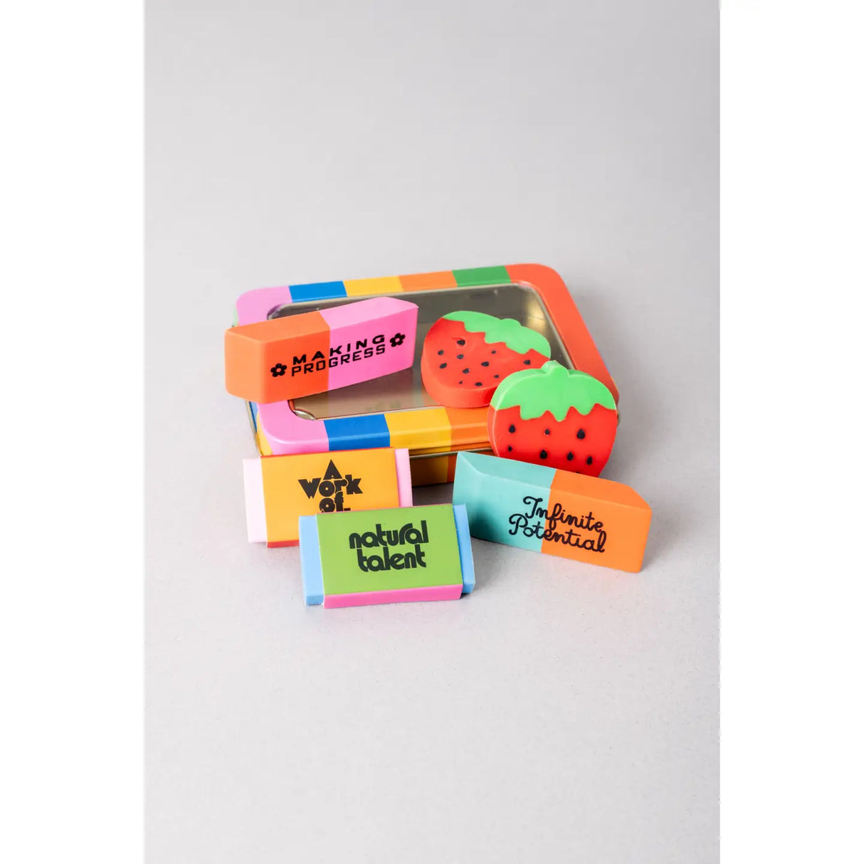 Bando Eraser Tin Set: Infinite Potential