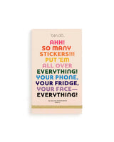 We’ve done it again! And by “it” we mean we made another sticker book, of course. This one is full of colorful stickers designed by us and some of our really cool artist friends. They're great for planners, phones, and faces and for the first time ever, all 700+ (yeah, you read that right) are arranged by color.