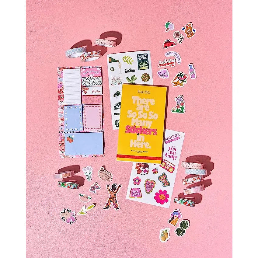 It wouldn’t be a planner release without a new sticker book! And this one is really, really, really good. It has 35 pages with over 700 stickers—featuring everything from important reminders to cute dogs to words of encouragement.