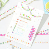 Cinta adhesiva washi fina con diseño de helado