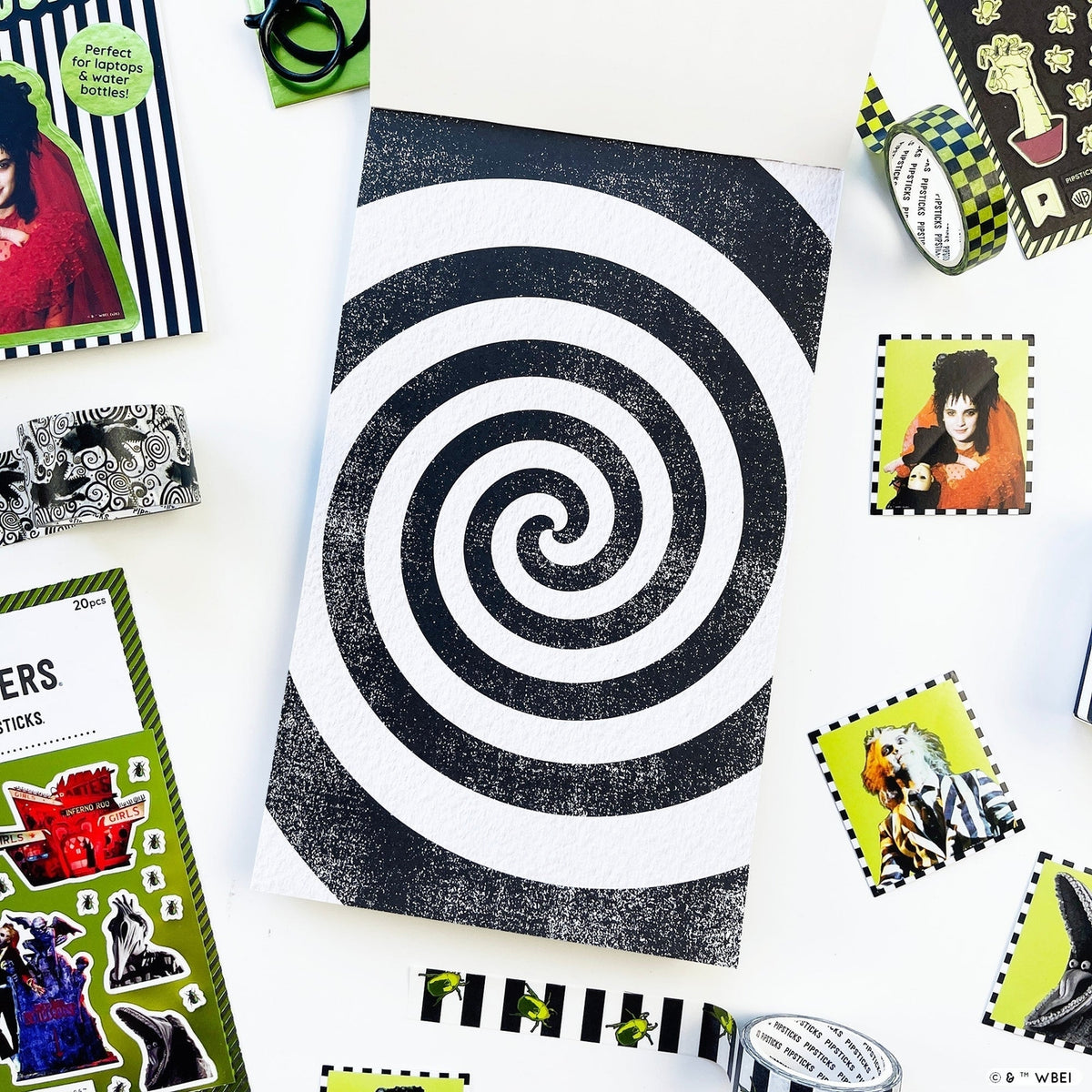 Pipsticks - Beetlejuice Junk Journal Sticker Book