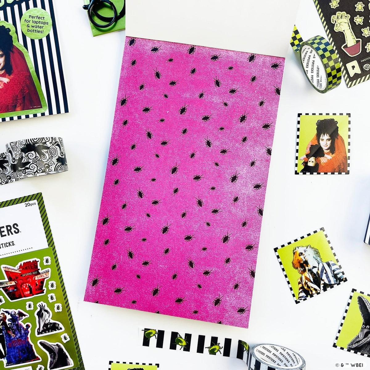 Pipsticks - Beetlejuice Junk Journal Sticker Book