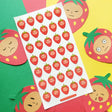 🍓😳 For every mood on the emotional fruit chart, this sheet has a strawberry to match. From shy smiles and dramatic tears to heart eyes, grumpy little faces, sleepy looks, and full-on tiny panic, each berry captures a very specific feeling in the cutest possible way. Perfect for planners, journals, mood trackers, or any day when only a little strawberry face can truly explain what’s going on.