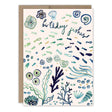 Birthday Fishes Birthday Card

Inside verse: Oceans of love on your special day

• Gold foil details
• Illustrated by Louise Mulgrew
• Size: A6, 4.5" x 6.25"
• Paired with Brown Kraft envelope
• Printed in the USA on high-quality, recycled paper

About The Artist: Working with gouache and watercolor, Louise designs in her tiny studio in Brighton, England, inspired by her love of all animals, and passion for the natural world. Louise was named 2023 Artist of the Year by the USA Greeting Card Association.