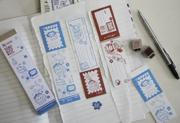 Black Milk Project - Neko Mail Washi Tear Out Strip Booklet