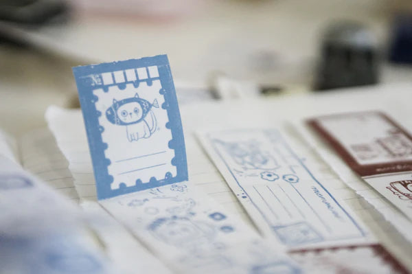 Black Milk Project - Neko Mail Washi Tear Out Strip Booklet