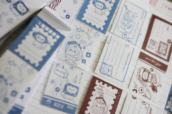 Black Milk Project - Neko Mail Washi Tear Out Strip Booklet