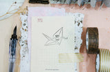 Black Milk Project - Paper Crane Rubber Stamp

Size: 4cm x 4.5cm

The stamps are made of industrial high grade red rubber with the finest details. As all stamps are assembled, cut, sanded by hand, size and shape may vary slightly. Wood material will differ depending on what the forest elves bring!

Stamps might be slightly stained because of quality tests during the process, but it will not affect your stamping color.&nbsp;