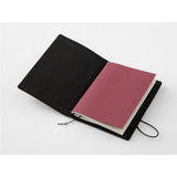 Cuaderno de viaje negro (tamaño pasaporte)