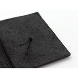 Cuaderno de viaje negro (tamaño pasaporte)