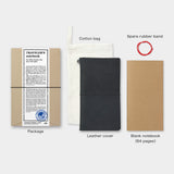 Cuaderno de viaje negro (tamaño normal)
