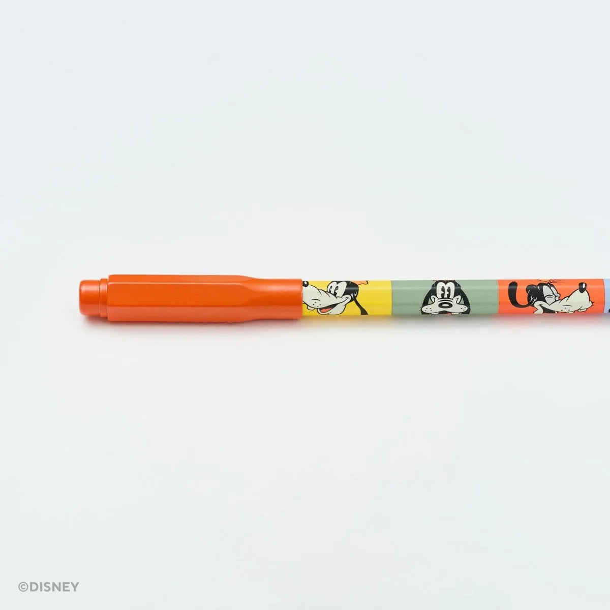 This red machined aluminum Point Guard is designed to make sure your Blackwing pencil stays sharp while you’re on the go. It features a silver Mickey Mouse emblem on the top. The tip of your pencil “floats” inside the cap to protect your point against unexpected drops or jams.