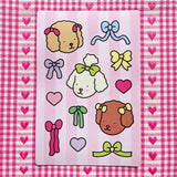 Bobbie Goods Sticker Sheet - Bows Bows Bows!

Sheet of 12 stickers
Sheet is 4" x 6"
Glossy finish