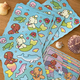 Bobbie Goods Sticker Sheet - Mermaid

19 stickers!
Holographic details
Weatherproof
Gloss finish
Sheet is 5" x 7"