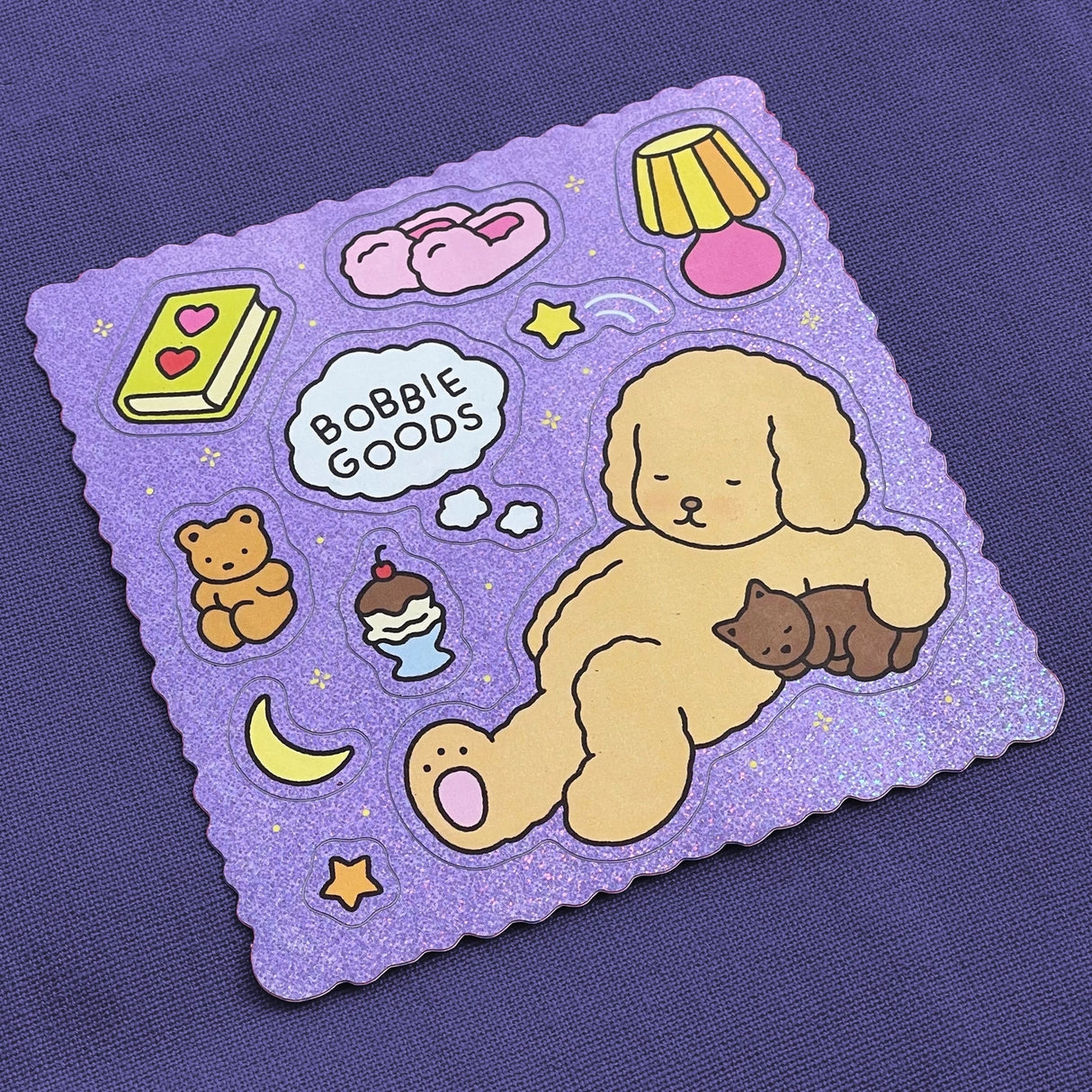 Bobbie Goods Sticker Sheet - Night Glitter

Goodnight . . . 💫

1 sticker sheet
10 individual stickers
5 x 5 "