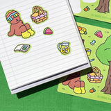 Bobbie Goods Sticker Sheet - Picnic

22 stickers total
Sheet is 5" x 7"
Glossy finish