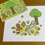 Bobbie Goods Sticker Sheet - Picnic

22 stickers total
Sheet is 5" x 7"
Glossy finish