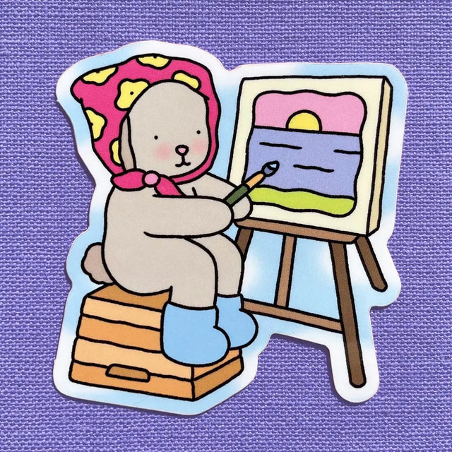 Bobbie Goods Vinyl Sticker - Artist Bunny

1 vinyl sticker
Weatherproof
Gloss finish