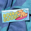 Bobbie Goods Vinyl Sticker - BG Surf

1 vinyl sticker
Weatherproof
Gloss finish
Approximately 4.75" x 2"
