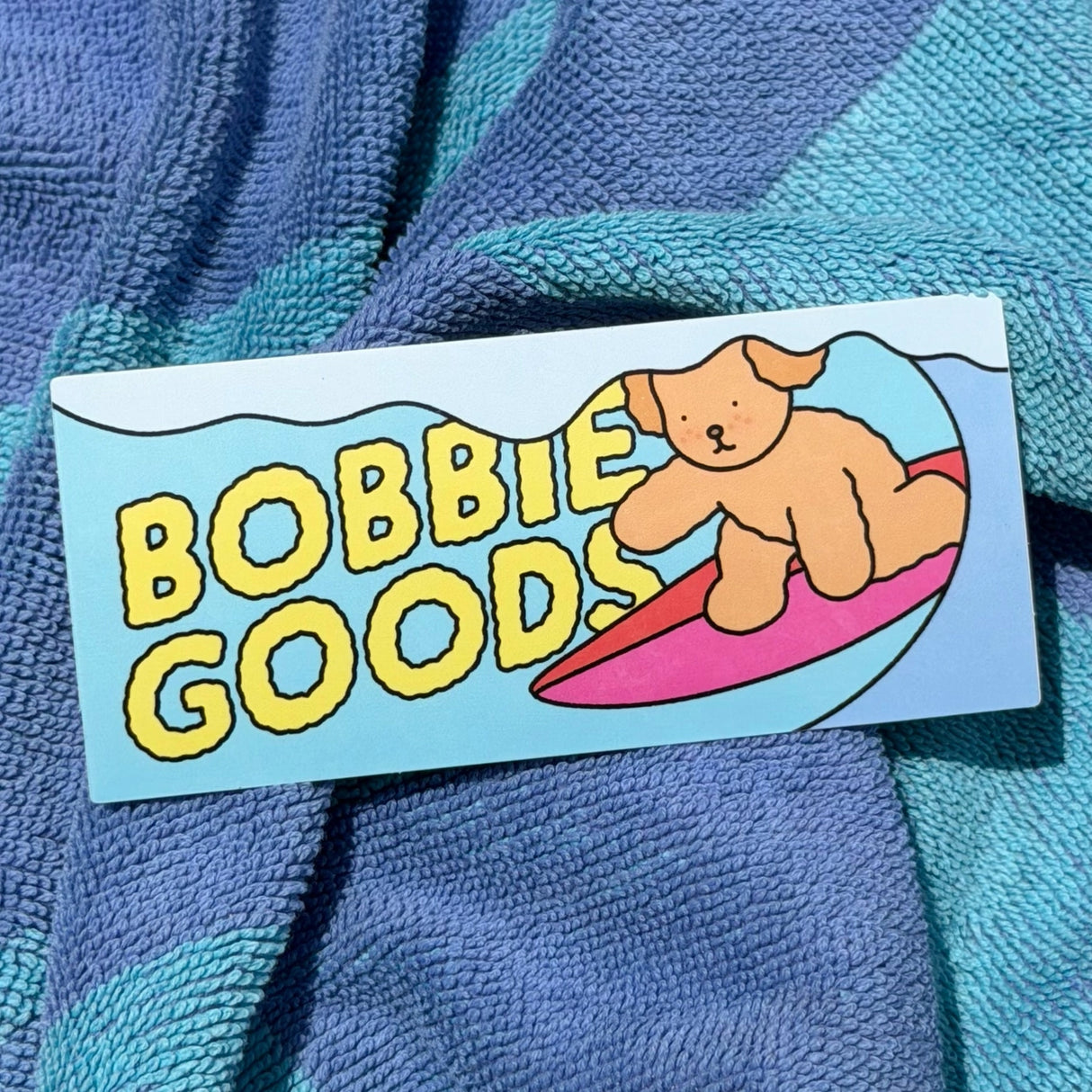 Bobbie Goods Vinyl Sticker - BG Surf

1 vinyl sticker
Weatherproof
Gloss finish
Approximately 4.75" x 2"