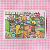 Bobbie Goods Vinyl Sticker - Donut Shop

1 vinyl sticker
Weatherproof
Gloss finish
Approximately 4.25" x 3"
