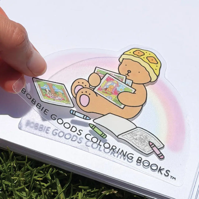 Bobbie Goods Vinyl Sticker - Rainbow

Clear rainbow effect works best on a white or silver surface!
Weatherproof
Gloss finish
Approximately 4" x 3"
