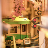 Kit de rincón de lectura Sakura Densya para hacer tú mismo una casa en miniatura